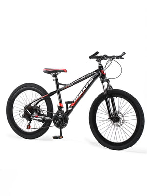 Спортивний велосипед RUI JIA ZL40-3 24" червоно-чорний | 6755481