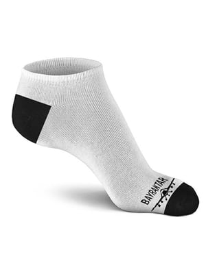 Шкарпетки білі з принтом | 6755711