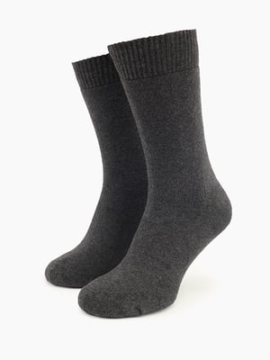 Шкарпетки темно-сірі | 6755811
