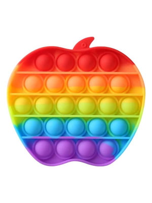 Іграшка антистрес POP -IT “Яблуко” різнокольорова  | 6755861