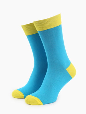 Шкарпетки синьо-жовті | 6756003
