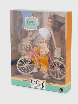 Лялька Emily з велосипедом  | 6756318