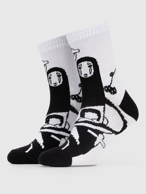 Шкарпетки чорно-білі | 6756563
