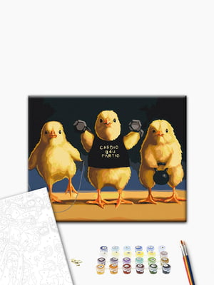 Картина за номерами “Кардіо курчата” | 6756635