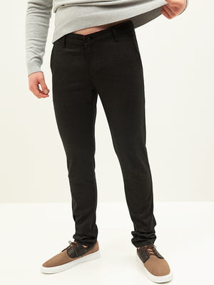 Чорні брюки класичного крою | 6756886