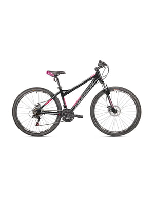 Велосипед чорно-рожевий | 6756928