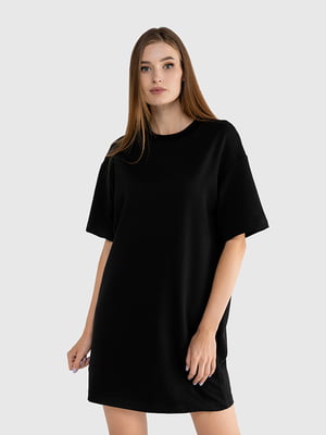 Сукня-футболка чорна | 6757575