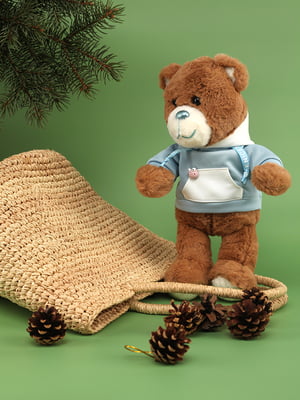 М'яка іграшка Ведмедик (30 см, Блакитний) | 6758554