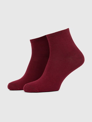 Шкарпетки бордового кольору | 6758746