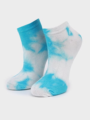 Шкарпетки біло-блакитні | 6758753