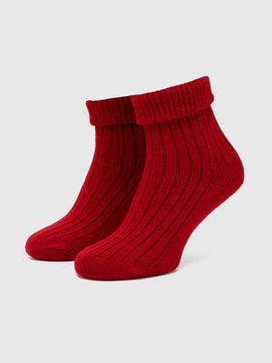 Шкарпетки темно-червоні | 6758792