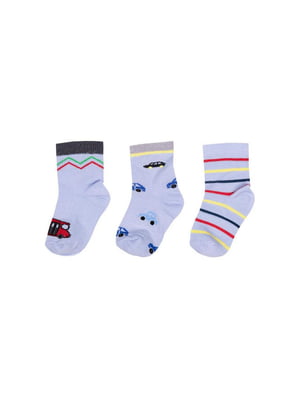 Комплект бавовняних демісезонних шкарпеток | 6764251