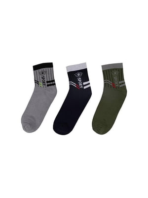 Комплект бавовняних махрових шкарпеток | 6764256