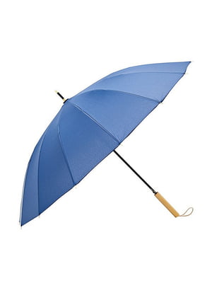 Зонт-трость с прямой деревянной ручкой (16 спиц) | 6764462