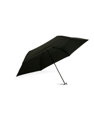Мини зонт складной черный | 6764554