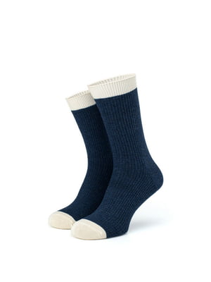 Шкарпетки сині з чесаної бавовни | 6764571