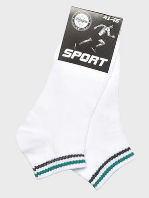 Шкарпетки спортивні білого кольору | 6769238