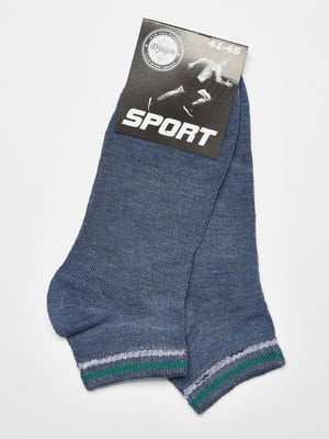 Шкарпетки спортивні синього кольору | 6769242