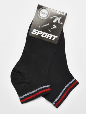 Шкарпетки спортивні чорного кольору | 6769245