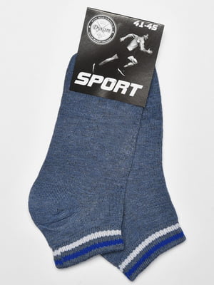 Шкарпетки спортивні синього кольору | 6769247