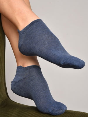 Шкарпетки спортивні темно-синього кольору | 6769249