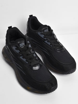 Кросівки чорного кольору на шнурівці | 6769523