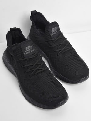 Кросівки чорного кольору текстильні | 6769528