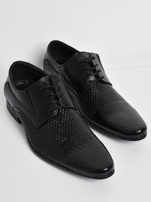 Чорні туфлі з шнурівкою | 6769533