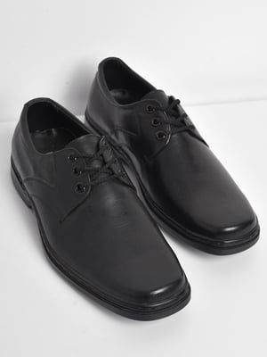 Чорні туфлі на шнурівці | 6769626
