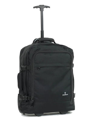 Чорний рюкзак на колесах Essential On-Board | 6766484