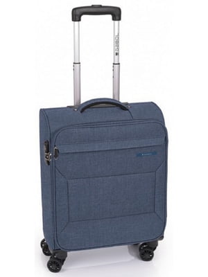 Мала текстильна валіза синього кольору | 6766608