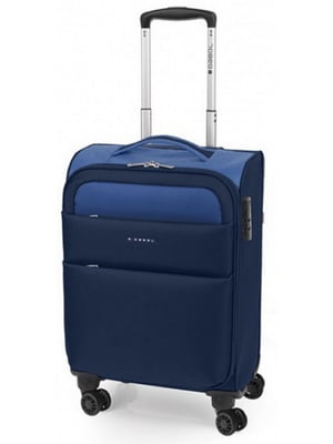 Мала текстильна валіза синього кольору | 6766617
