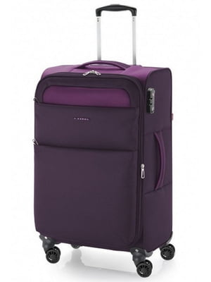 Середня текстильна валіза фіолетового кольору | 6766622