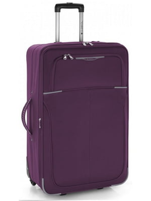 Велика текстильна валіза фіолетового кольору | 6766628