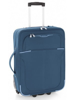 Мала текстильна валіза синього кольору | 6766631