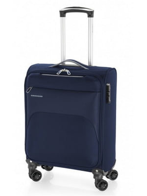Мала текстильна валіза синього кольору | 6766651