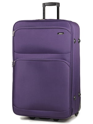 Велика текстильна валіза фіолетового кольору | 6766667