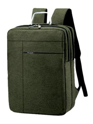 Рюкзак для ноутбука 42х29х13 сіро-зелений | 6766702
