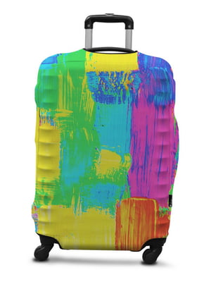 Чохол на валізу із дайвінгу з малюнком “Мазки фарб” (65-75 см) | 6766795