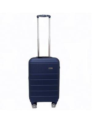 Мала пластикова валіза синього кольору | 6767112