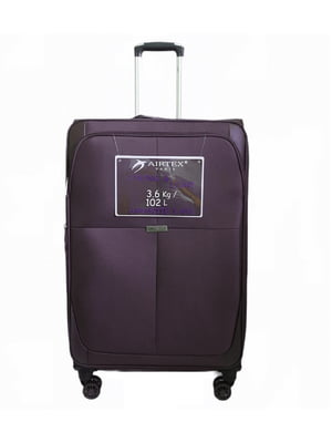 Велика текстильна валіза фіолетового кольору | 6767122