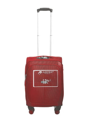 Мала текстильна валіза червоного кольору | 6767123