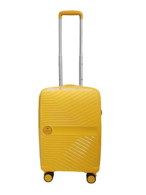 Мала пластикова валіза жовтого кольору | 6767168