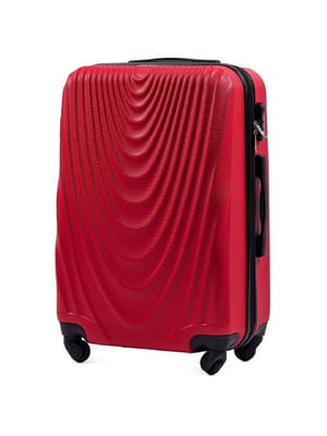 Велика червона дорожня валіза на 4-х колесах з розширенням (86 л) | 6767316