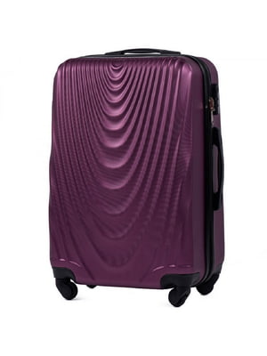Середня темно-фіолетова дорожня валіза на 4-х колесах з розширенням (62 л) | 6767322