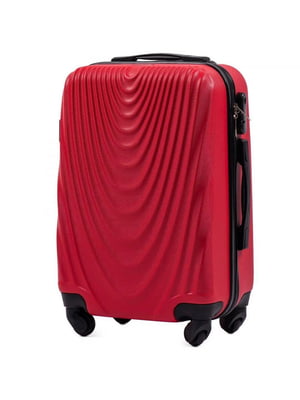 Маленька червона дорожня валіза на 4-х колесах (45 л) | 6767329