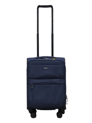 Мала текстильна валіза синього кольору | 6767713