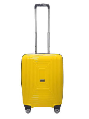 Мала пластикова валіза жовтого кольору | 6767866