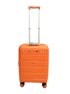 Мала пластикова валіза оранжевого кольору | 6767888