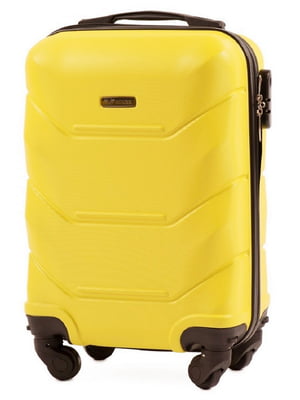 Мала жовта дорожня пластикова валіза (28 л) | 6767927